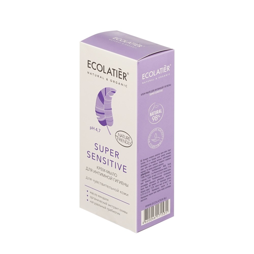 Ecolatier для инт гигиены гель Super Sensitive 250МЛ