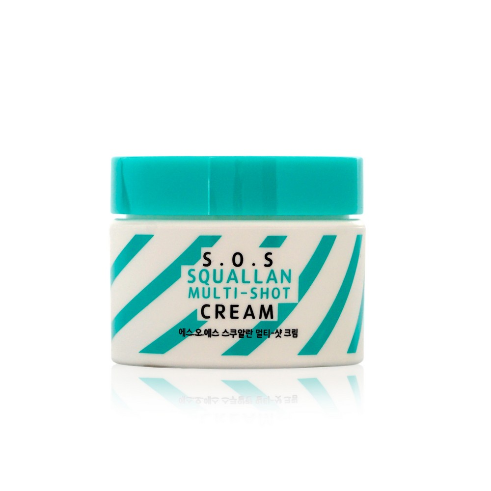 Крем для лица Korea The Cure Sos питательный , с акульим скваланом 50мл