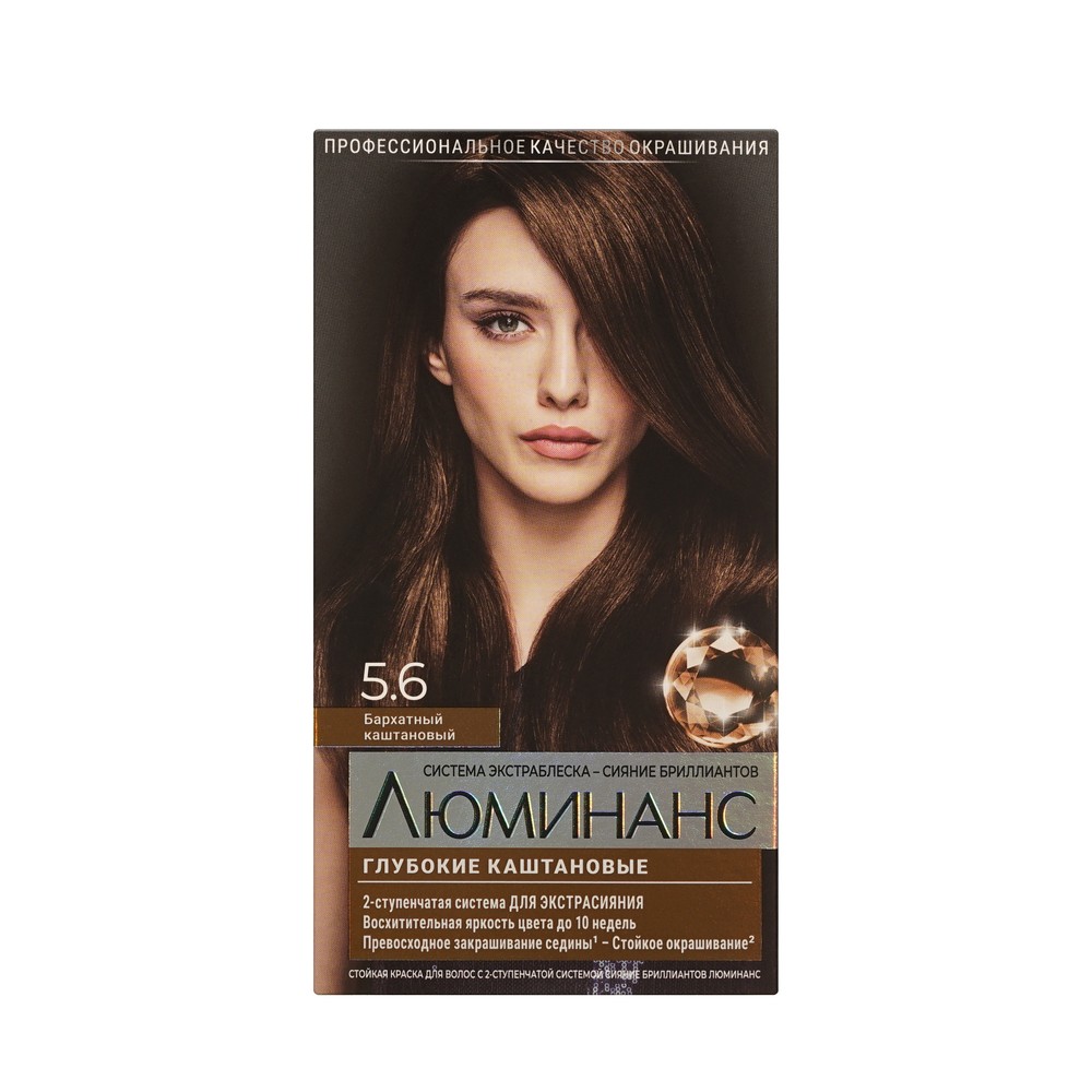 ЛЮМИНАНС крас д/вол 5.6 Бархат каштан