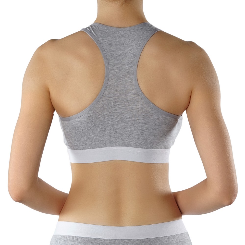 Бюстгалтер - топ Atto Basic Bra , Серый , XL