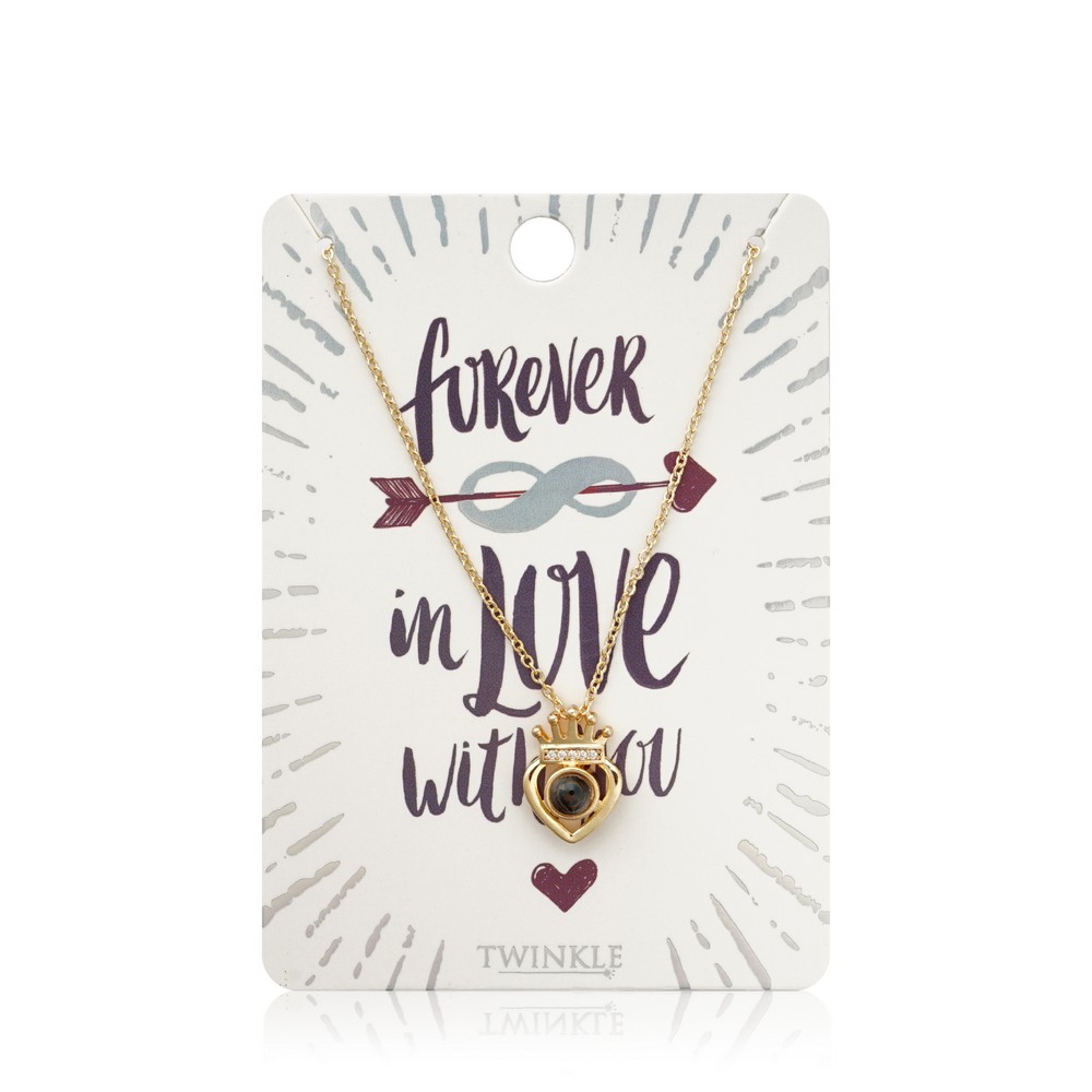 Подвеска с цепочкой Twinkle To Beloved One " Golden Heart "