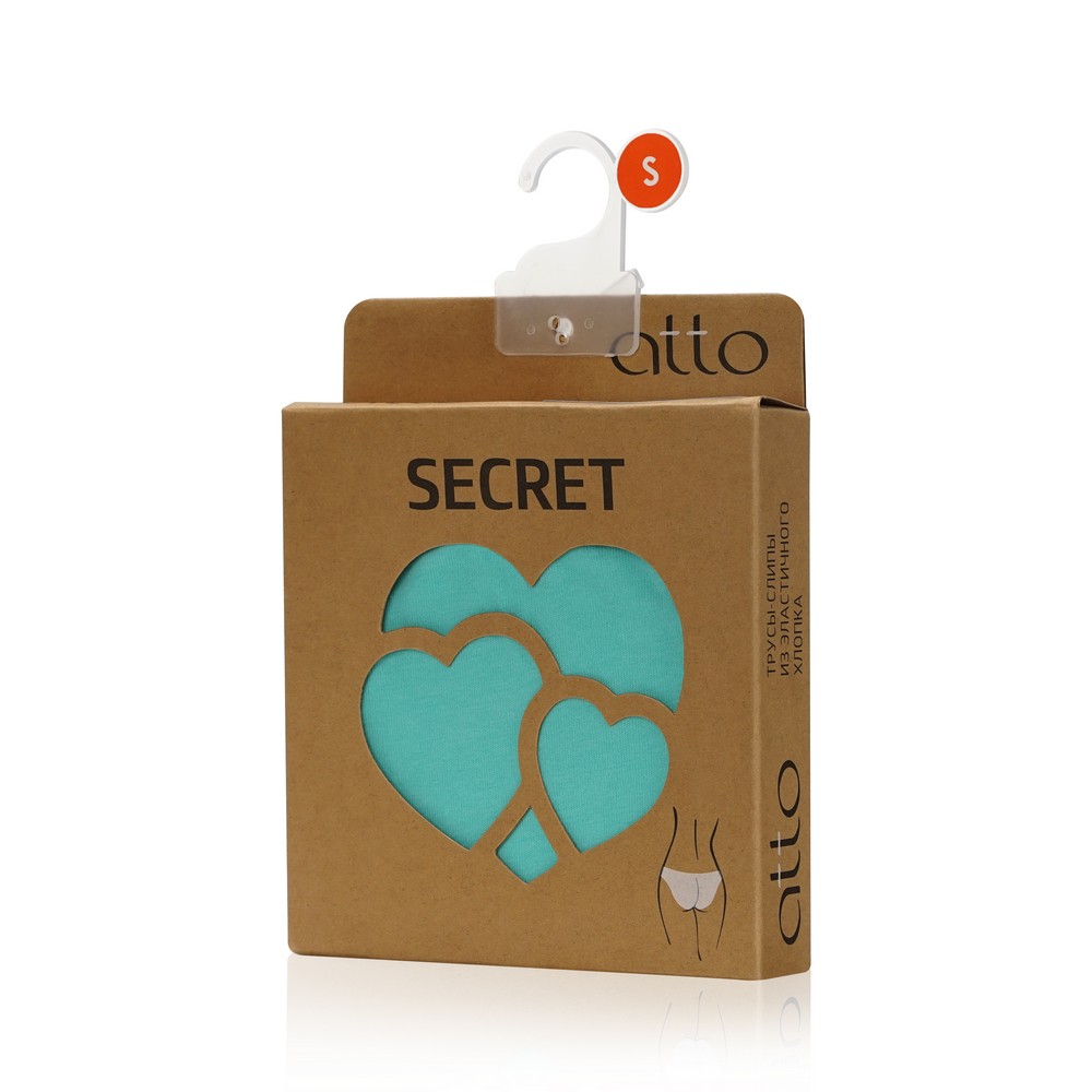 Женские трусы - слипы Atto Secret , Ментоловый , S