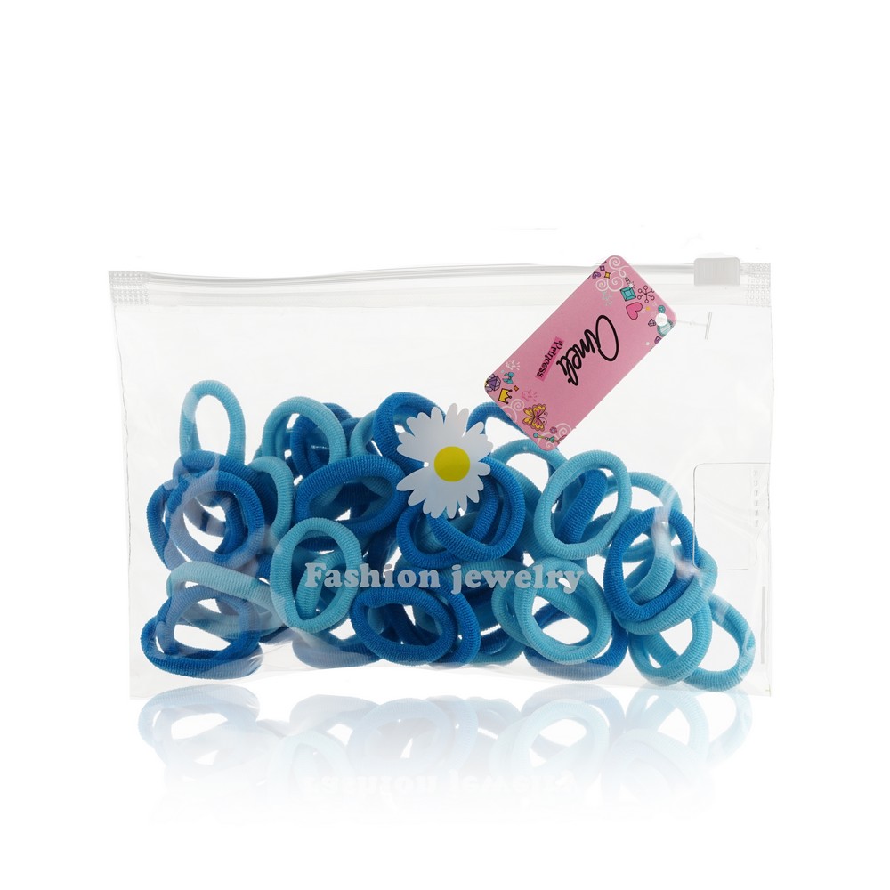 Детская резинка для волос Ameli 2,5 см в косметичке набор 50шт