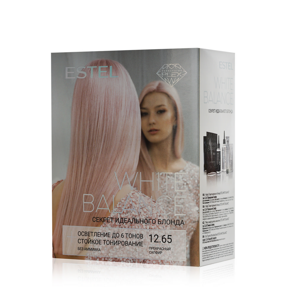Краска для волос Estel White Balance " Секрет идеального блонда " 12.65 Прекрасный сапфир