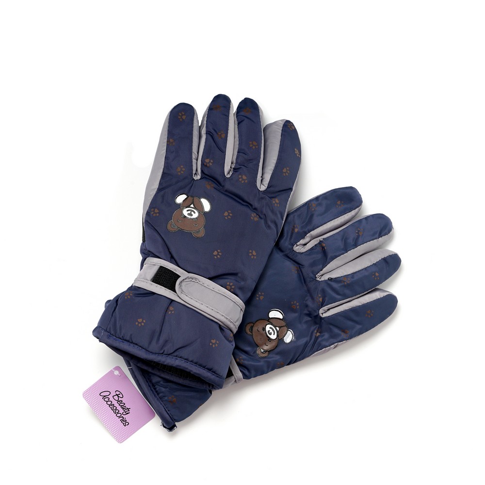 Детские перчатки с крагами Atto , Медвежонок , утепленные