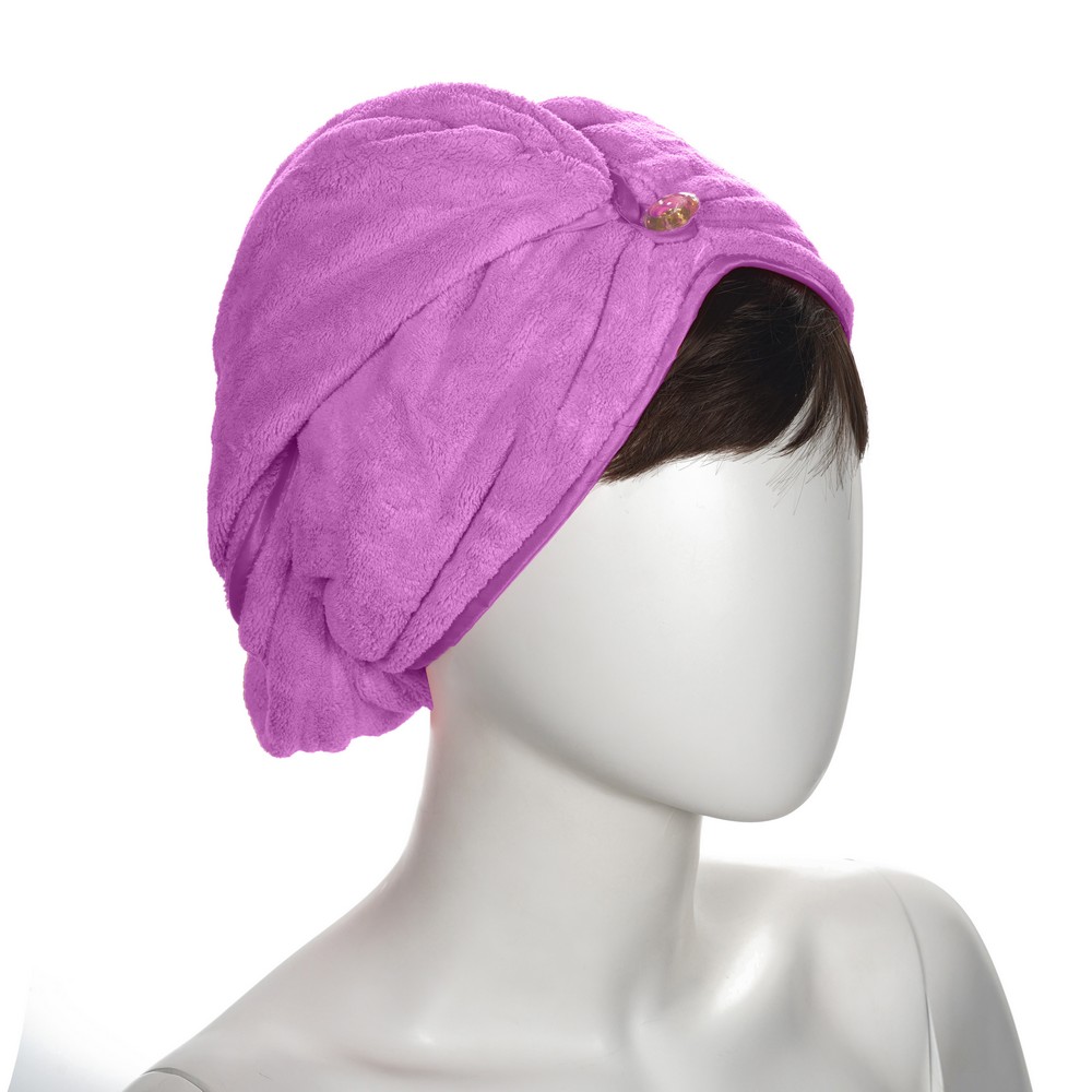 Полотенце - тюрбан для сушки волос Aqua Joy