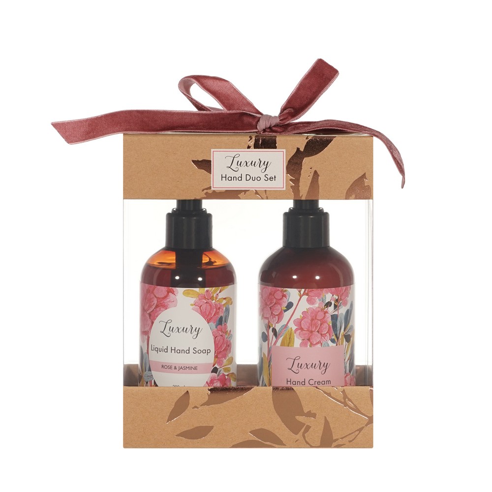 Женский подарочный набор Luxury ( жидкое мыло для рук 200мл + крем для рук 200мл ) в ассортименте