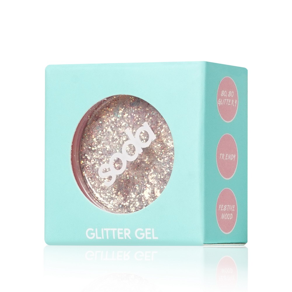 Глиттер - гель Soda Glitter Gel #bizarreshine 002 , 1,5г