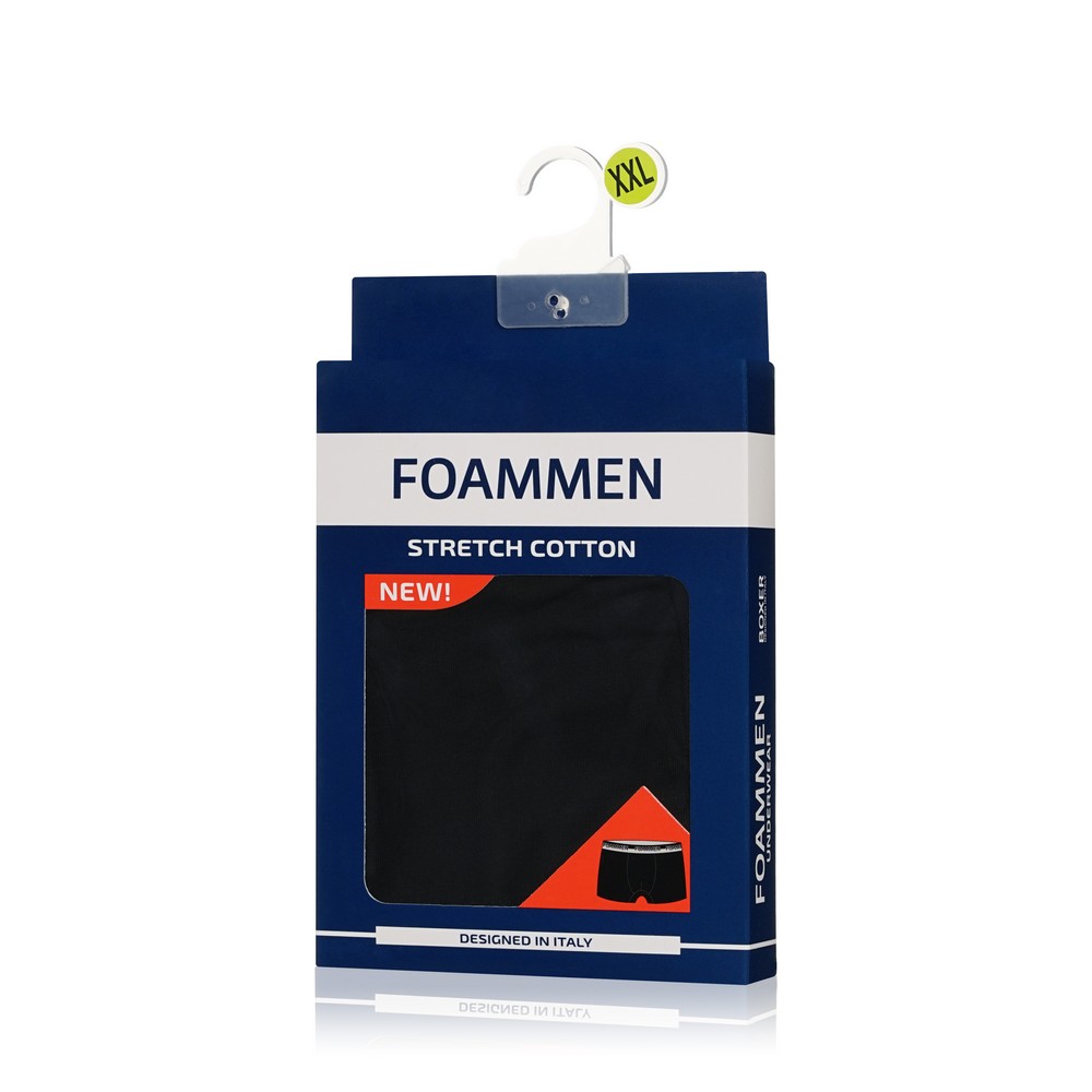 Мужские трусы - боксеры Foammen Fo5085-1 , черные , XXL
