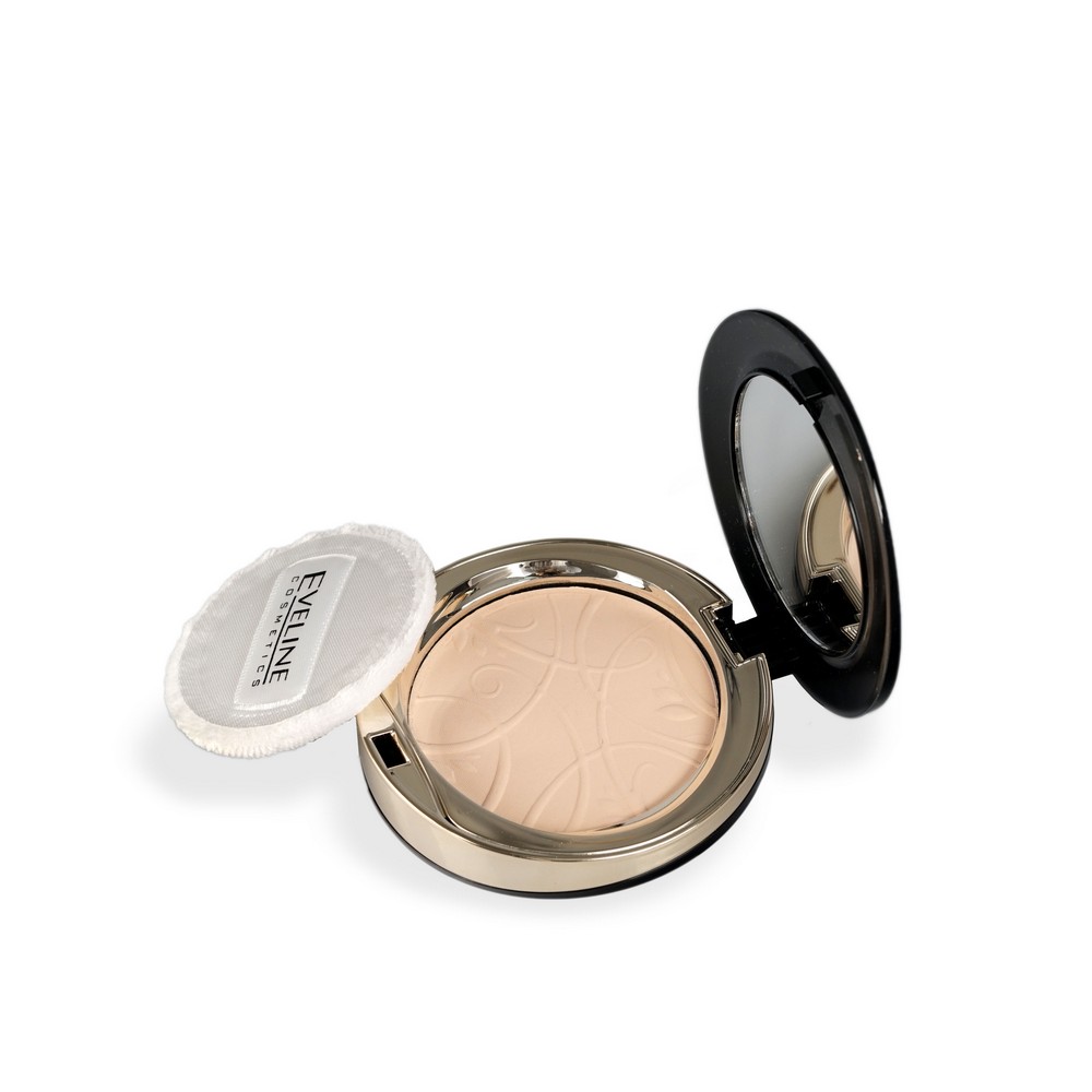 пудра Eveline Celebrities Beauty минеральная матирующая для лица с разглаживающим эффектом 22 Natural 9г