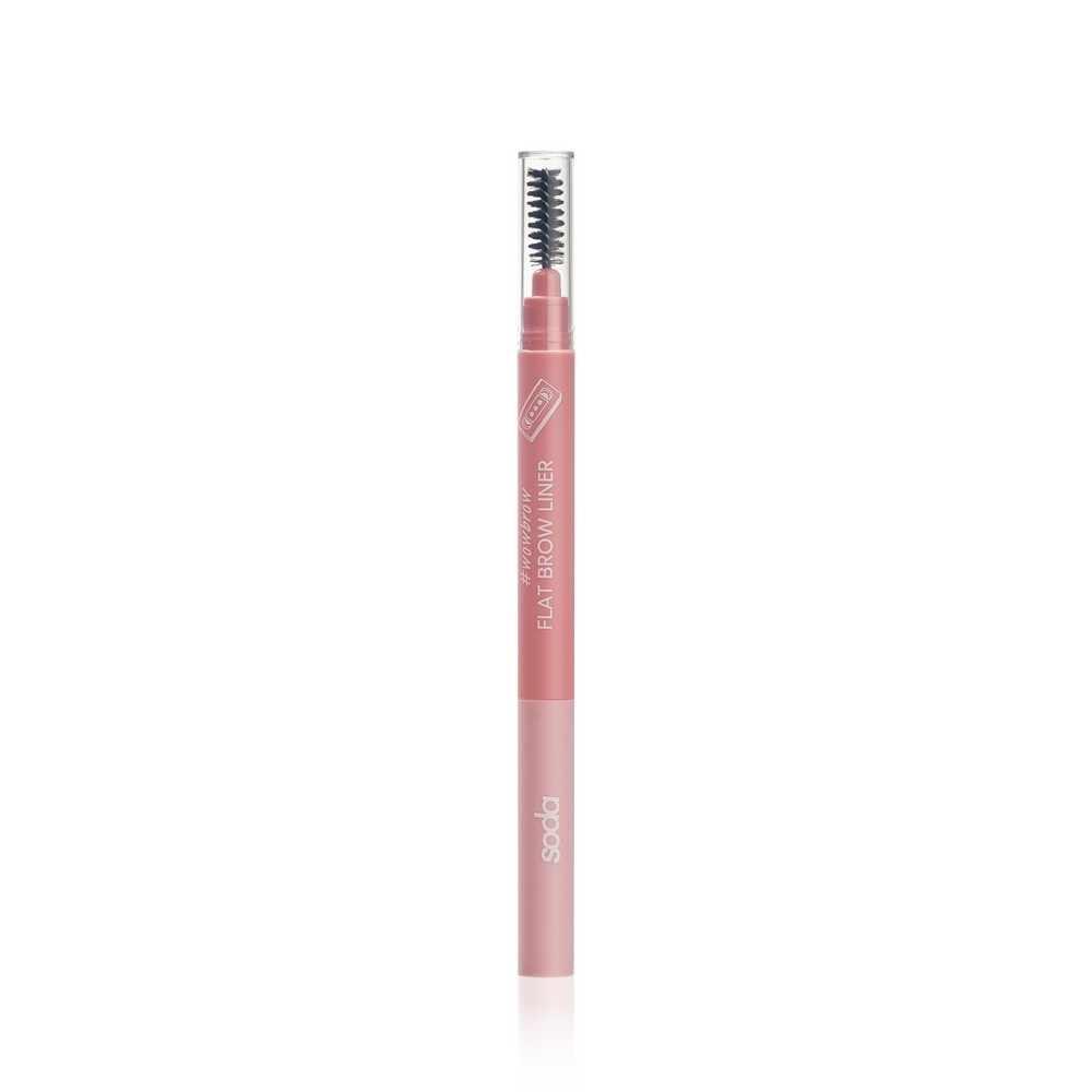 Плоский карандаш для бровей Soda Flat Brow Liner #wowbrow 003 , 0,16г