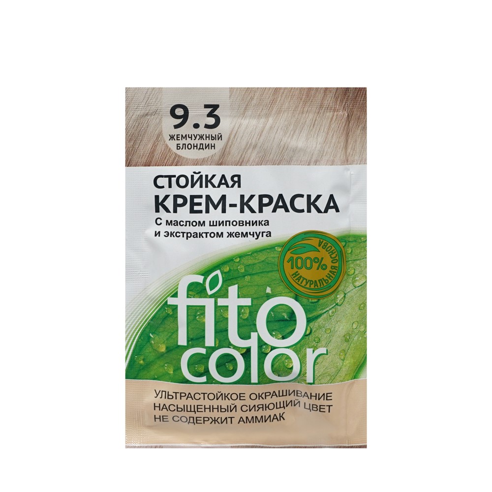 крем - краска ФИТОкосметик FitoColor стойкая для волос 9.3 Жемчужный блондин 125мл