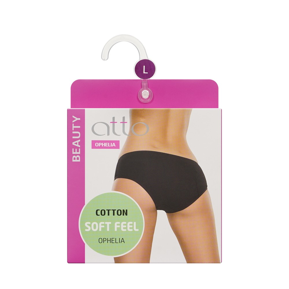 женские трусы - слипы Atto белые L