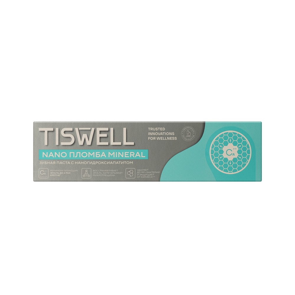 TISWELL зуб паста леч. NANO ПЛОМБА Mineral 110Г