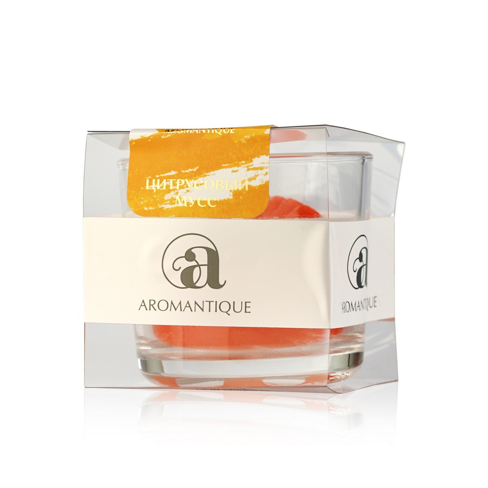 Ароматическая свеча Aroma Harmony " цитрусовый мусс " 60г