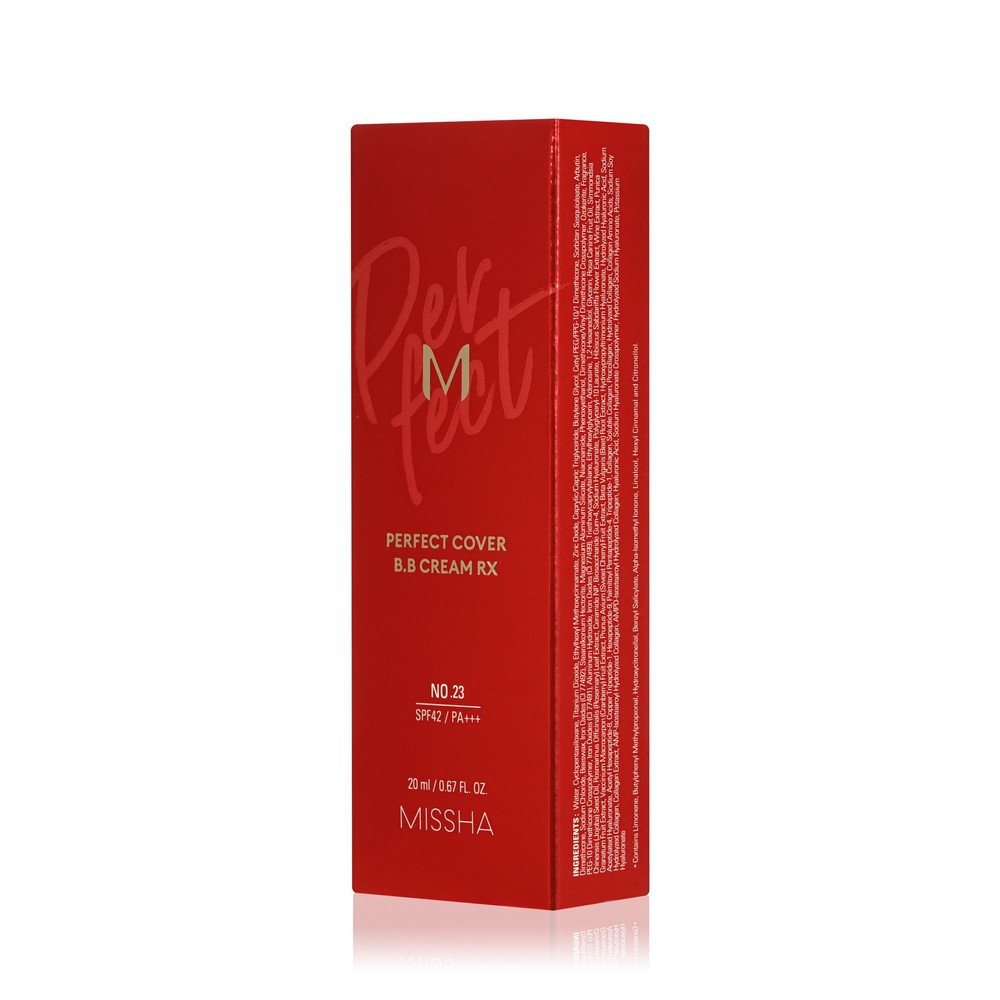 BB крем для лица Missha Perfect Cover RX " Естественное покрытие " SPF 42/PA+++ 23 20мл