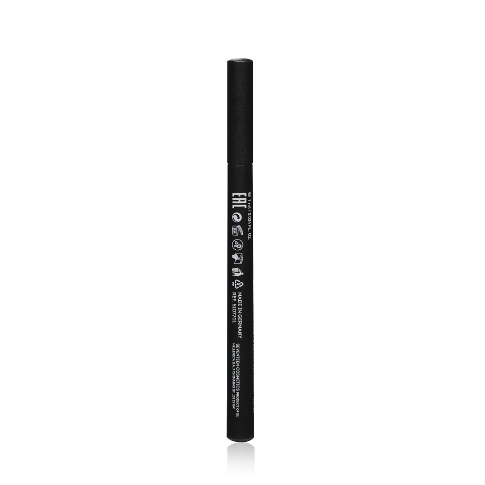 Водостойкая подводка - фломастер для век Seven7een Ultra Black Jet Liner 1мл