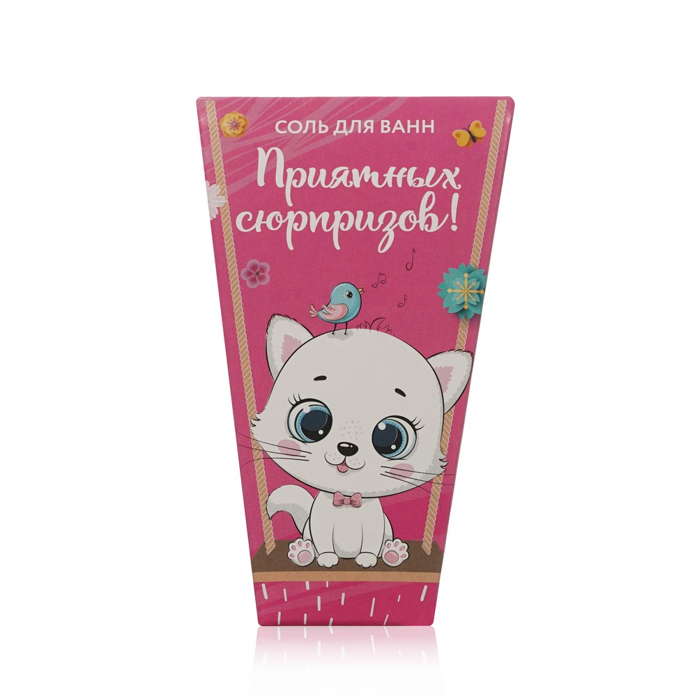 Ароматизированная соль для ванн WEIS " котик " 100г