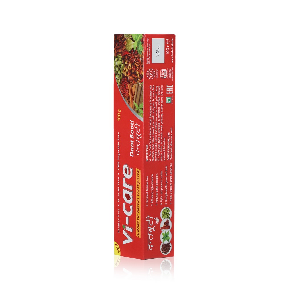Зубная паста Vi-care " Dant Booti Herbal " 100г