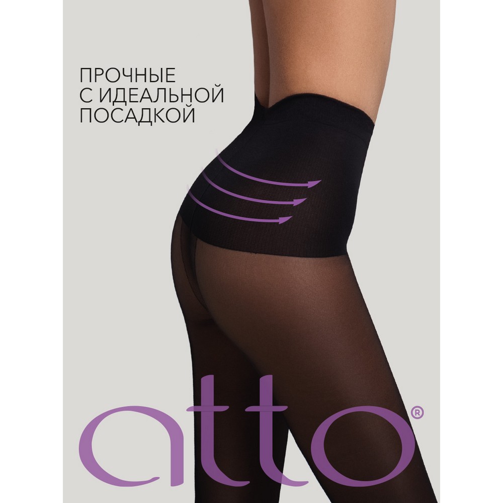 Женские колготки Atto Ideal Body Talia 40den Nero 3 размер