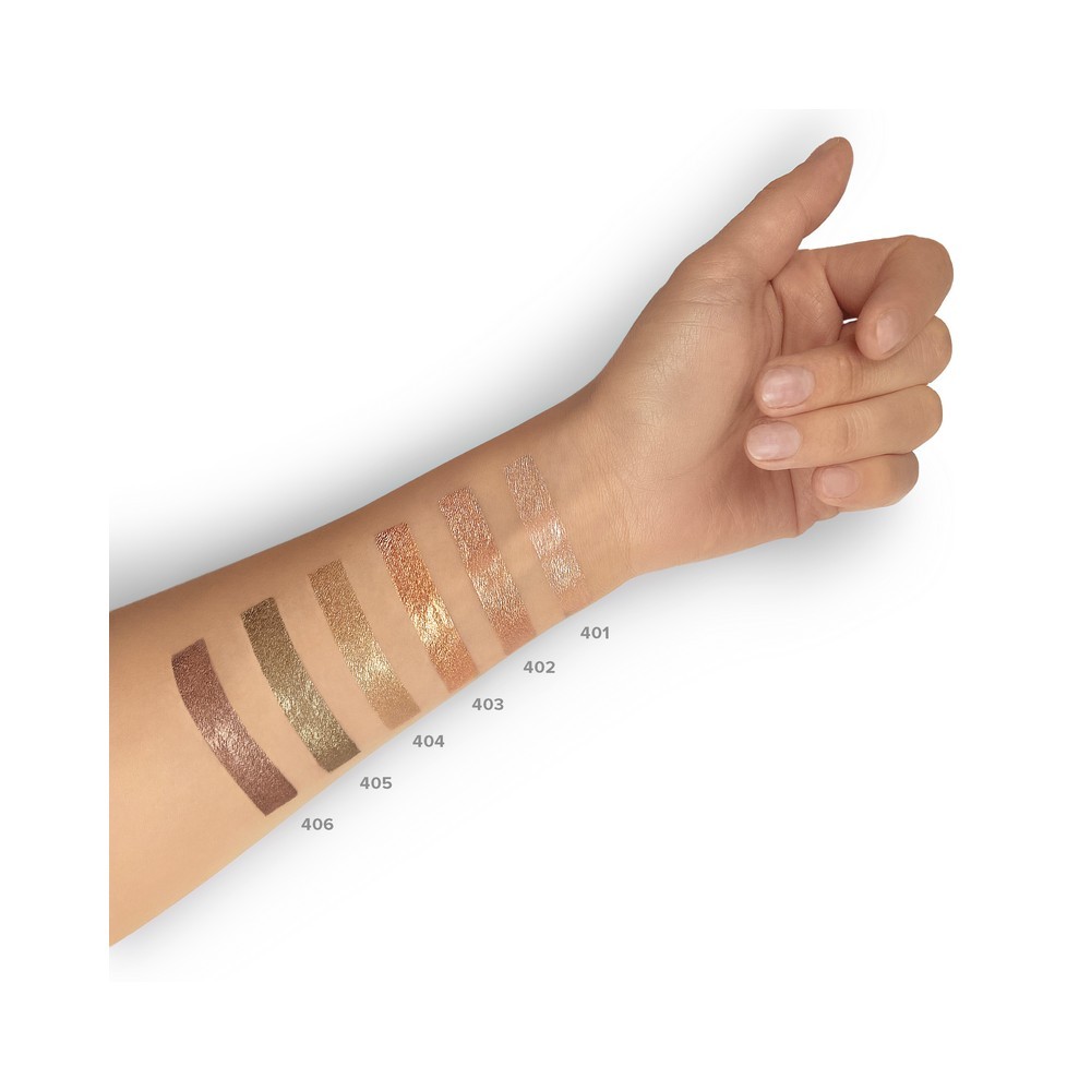 Жидкие тени для век Lamel Metallic Nude 406