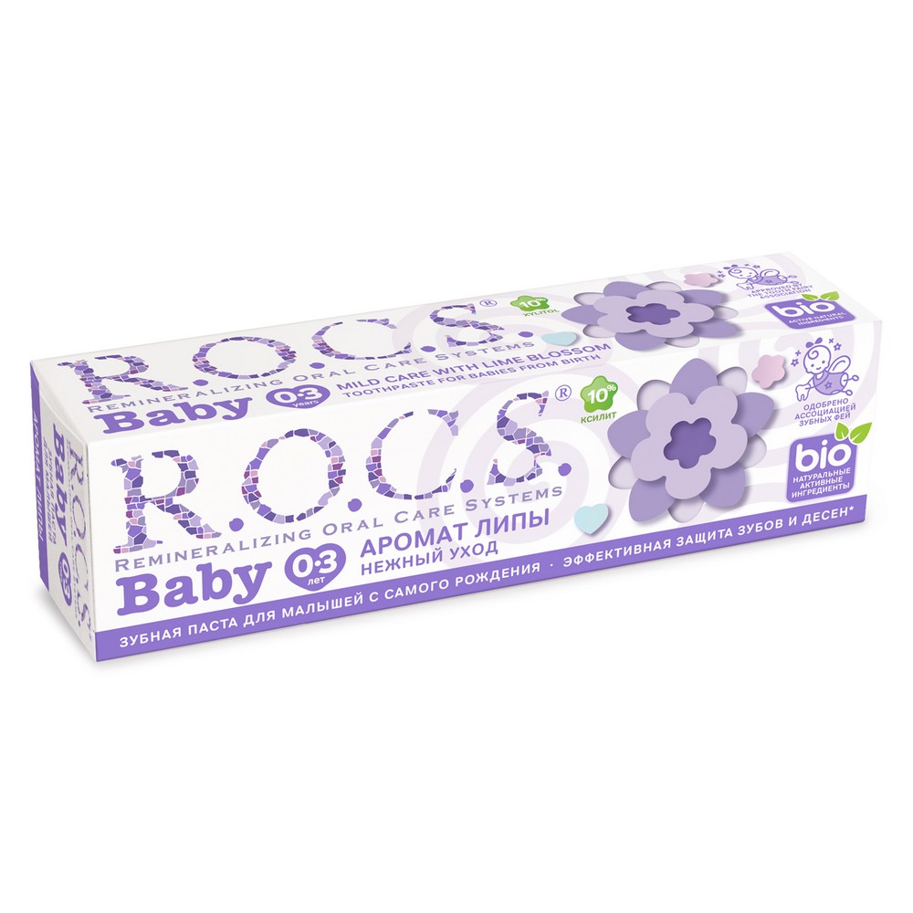 зубная паста R.O.C.S. Baby детская " Аромат липы " 45г
