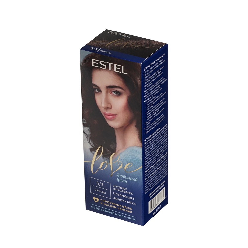 Стойкая крем - краска для волос Estel Love 5/7 Шоколад