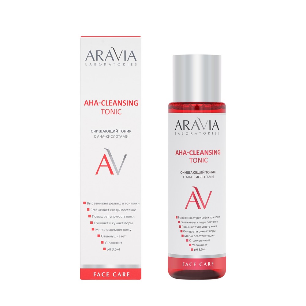 Aravia Laboratories для лица тоник Очищающий с AHA-кислотами 250МЛ