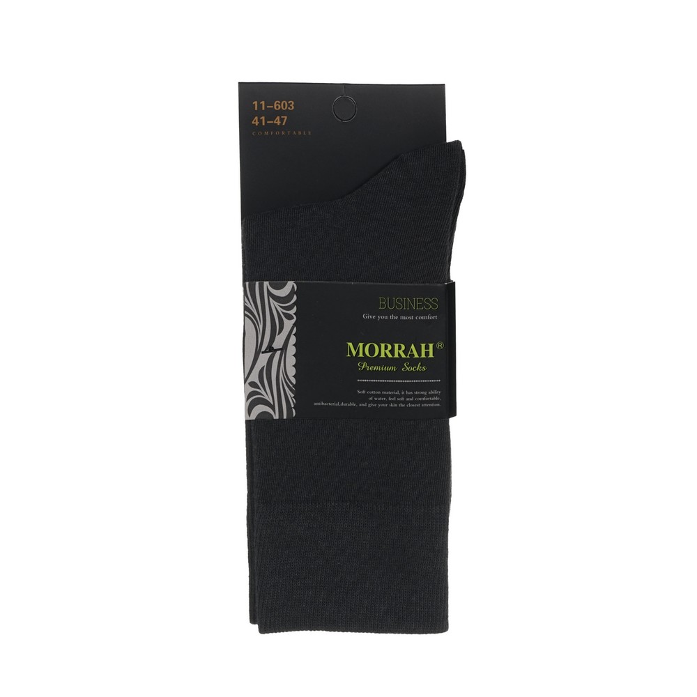 MORRAH Business однотон. носки муж,сер.41-47 1ПАР