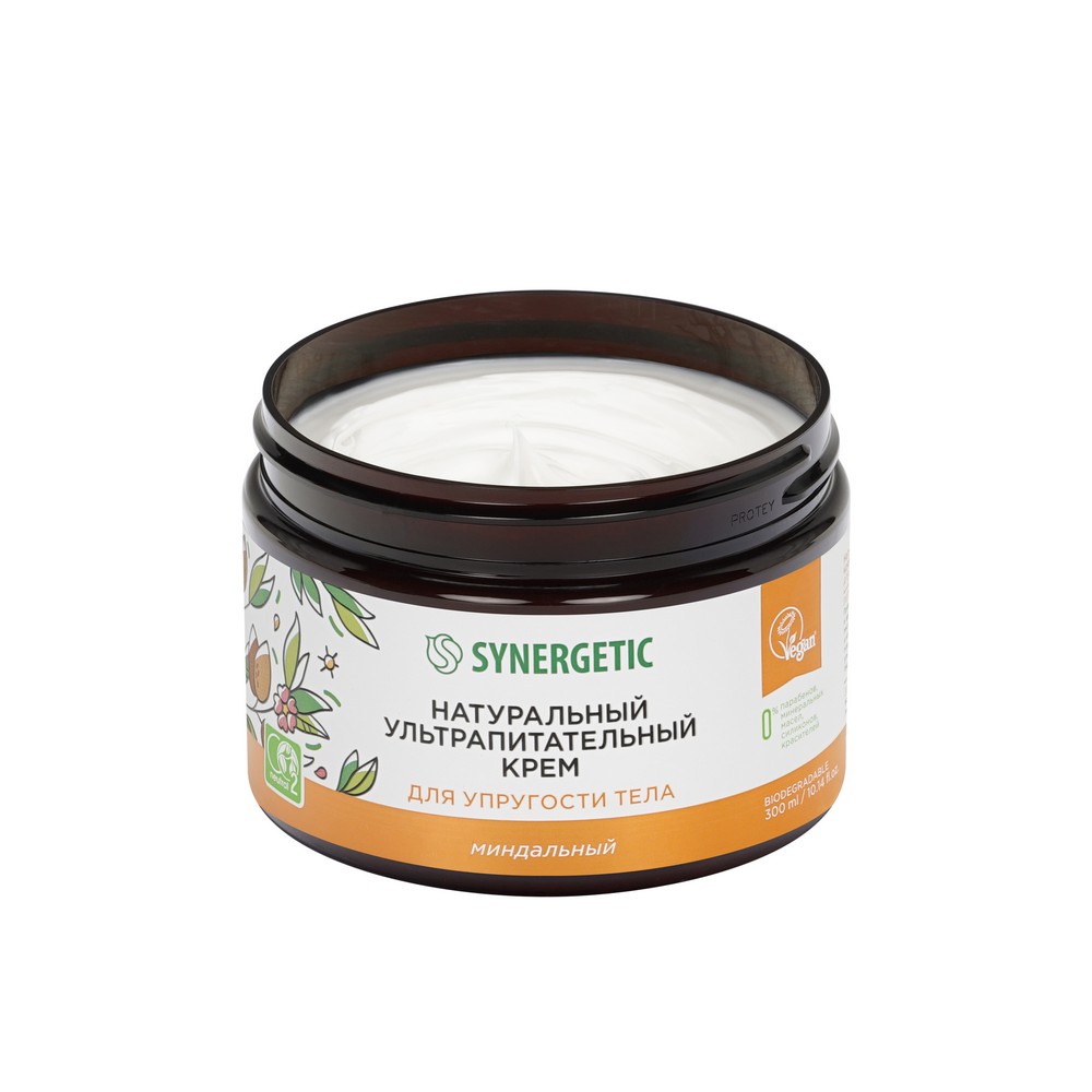 SYNERGETIC для корр фигуры крем Натуральный ультрапитательный для упругости 300МЛ