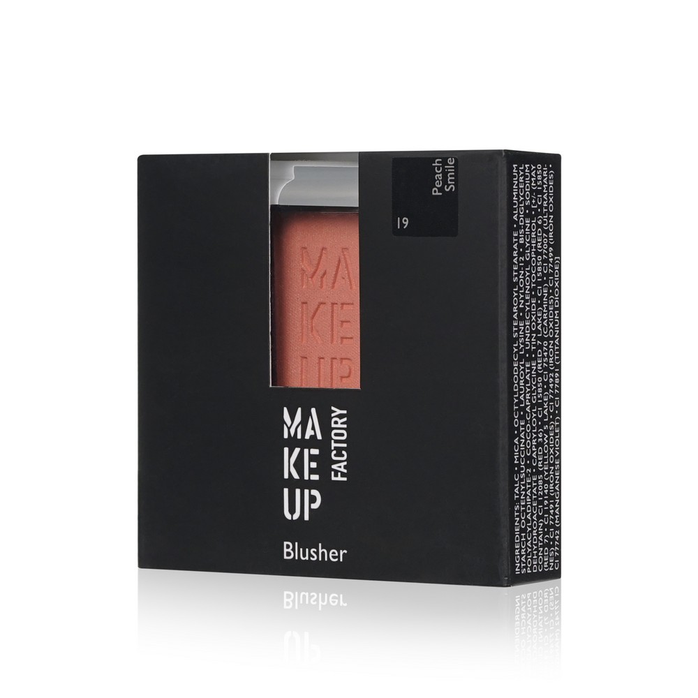 Шелковистые румяна для лица Make Up Factory Blusher 19 6г