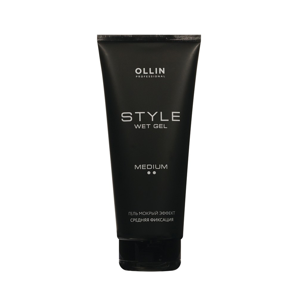Ollin Professional Style Wet Gel Medium - Гель "мокрый эффект" средней фиксации (200 мл)