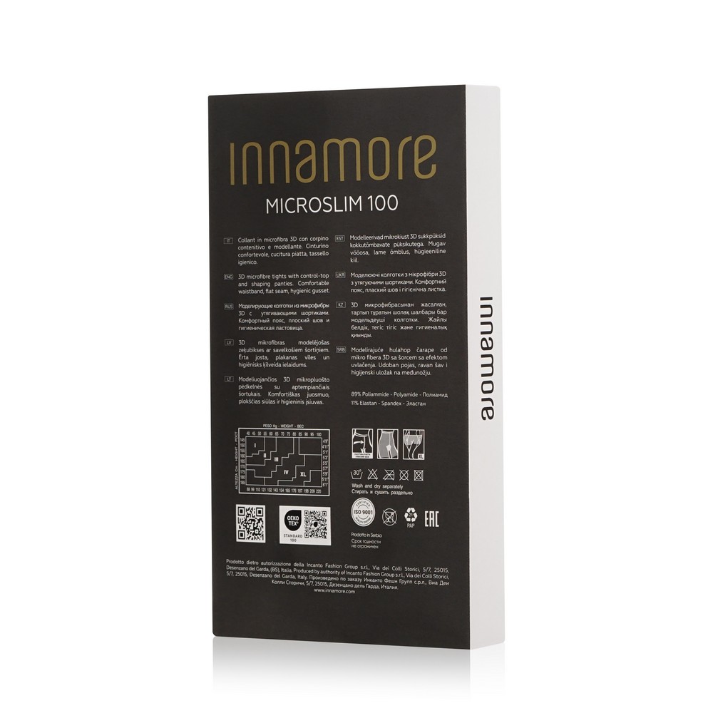 Женские колготки Innamore Microslim 100den Nero 2 размер