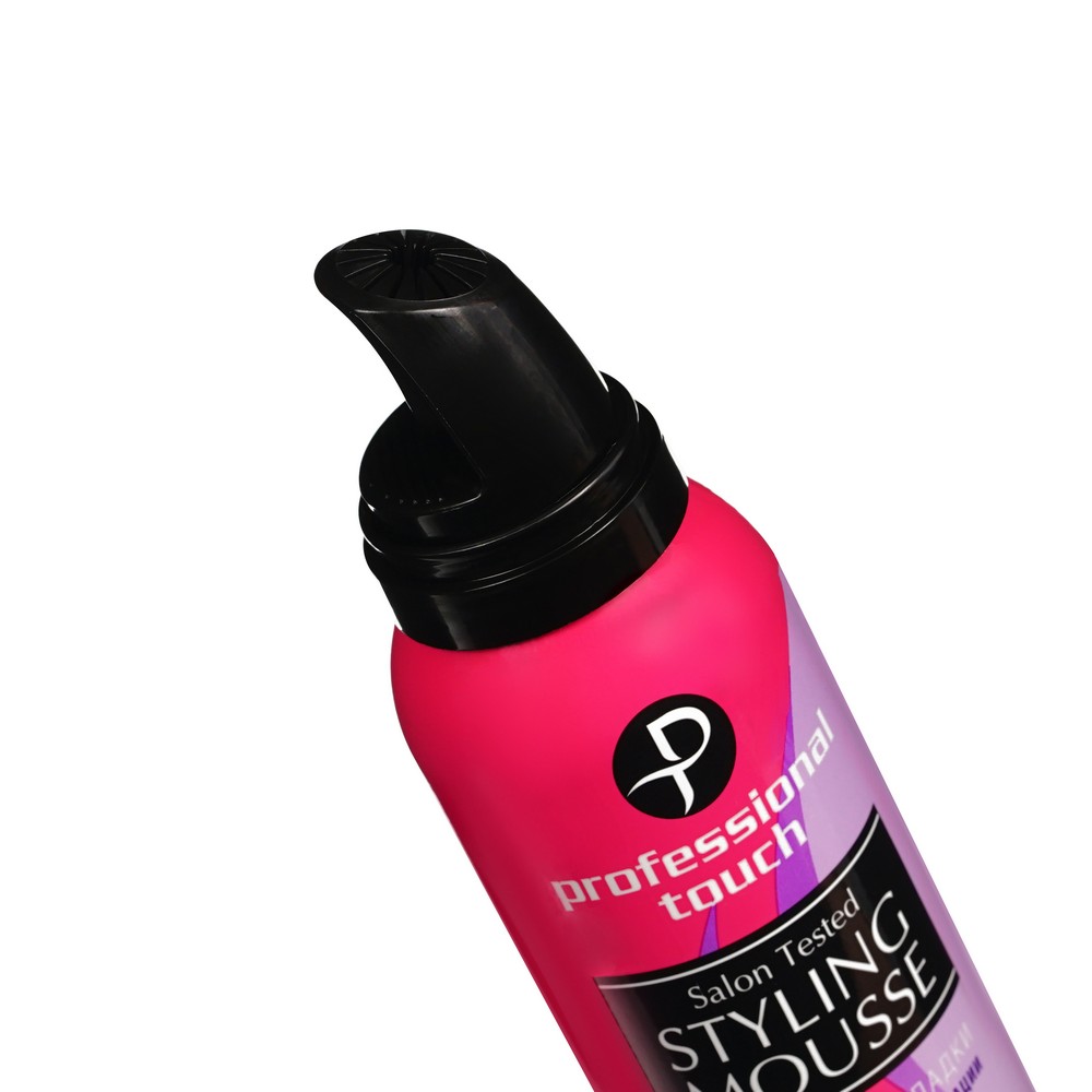 Мусс для волос Professional Touch Pro Vitamin B5 & Silk protein экстрасильная фиксация 150мл