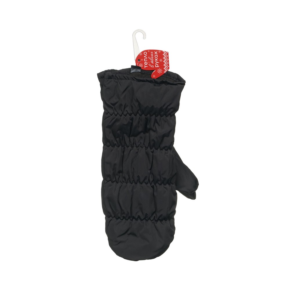 Atto варежки жен плащёвка черн р-р М 1П