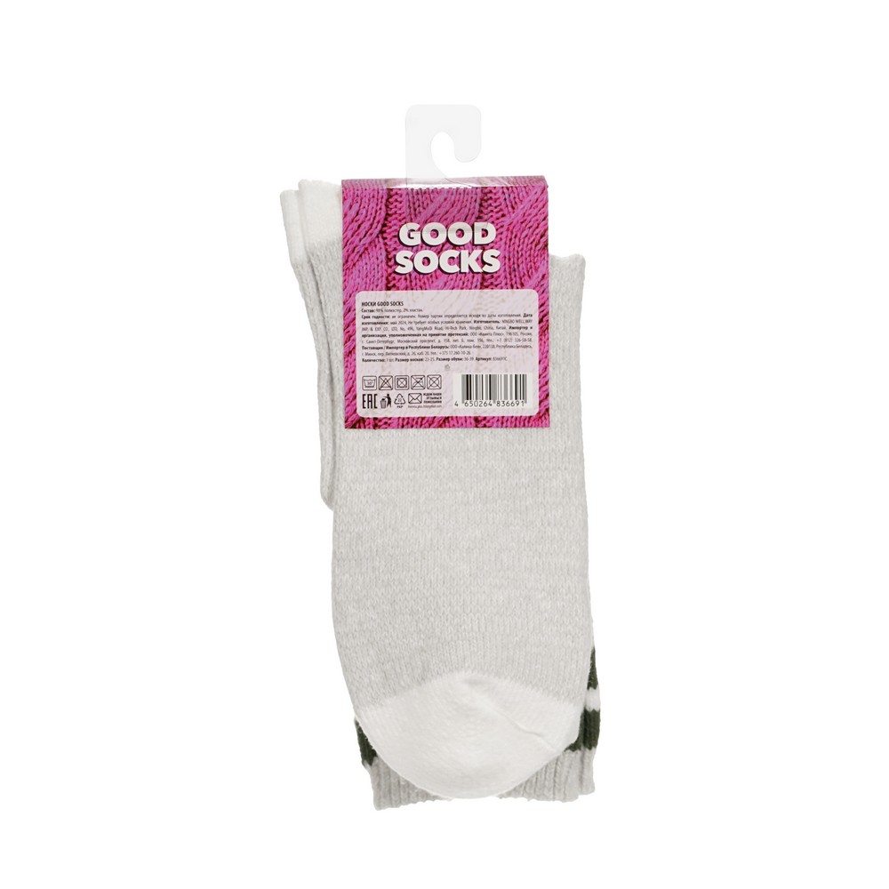 Good Socks плюш. носки жен.(836691C) св.сер.36-39 1ПАР