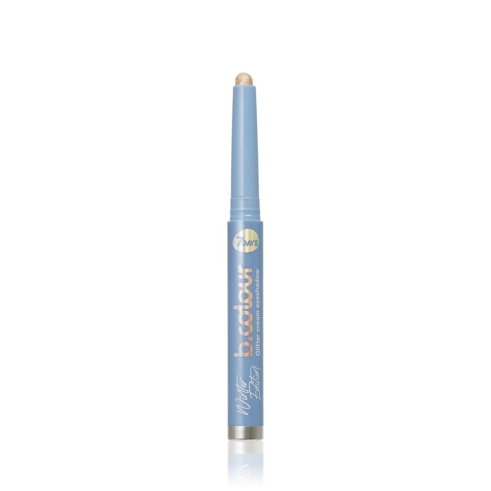 Кремовые тени - глиттер для век 7 days b.colour Winter Edition 02 Champagne 1,1г