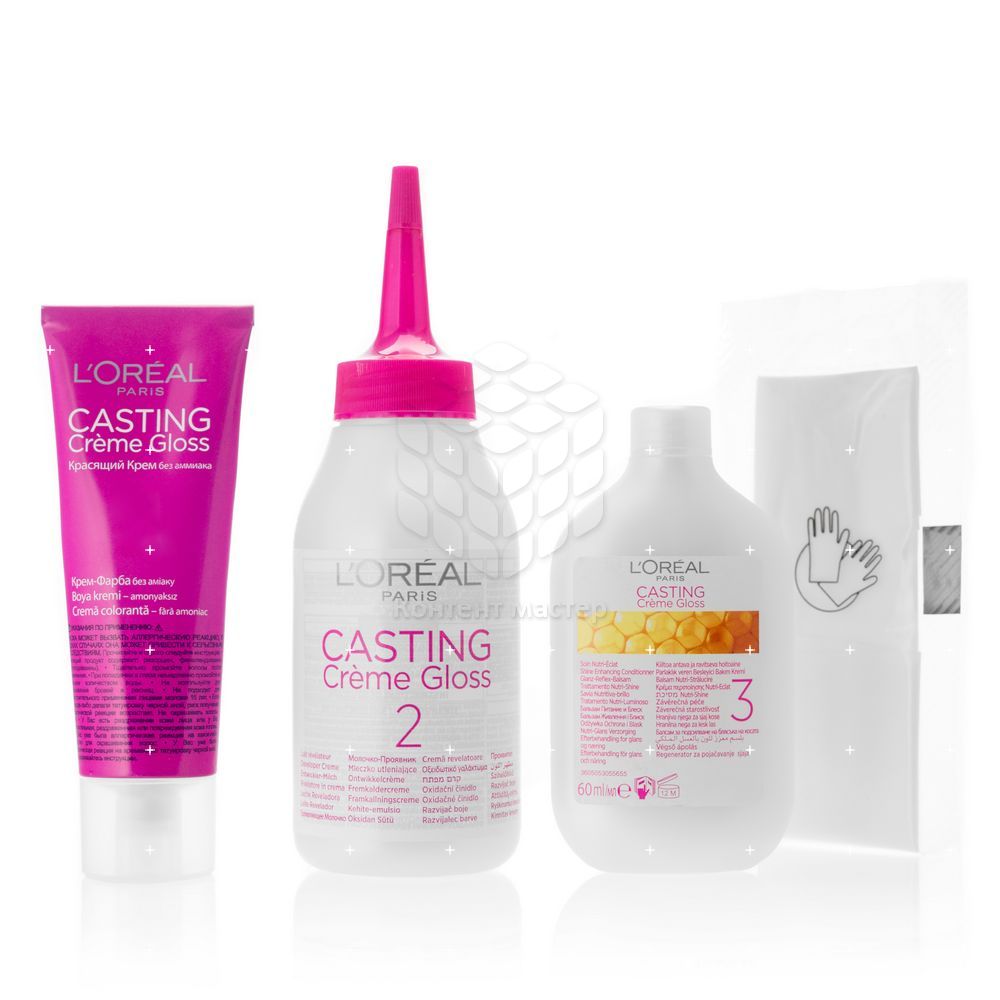 крем - Краска L`Oreal Casting creme gloss стойкая для волос 515 Морозный шоколад