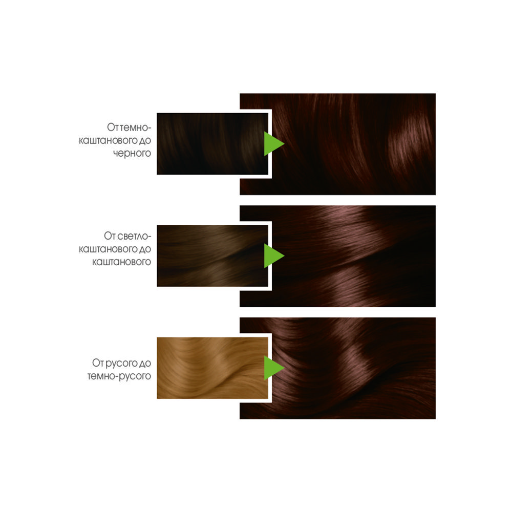 Крем - Краска Garnier Color Naturals стойкая для волос 3.23 Темный шоколад