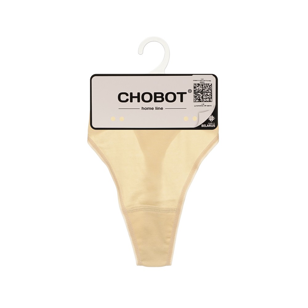 CHOBOT трусы женские стринги бежевый размер 44 (94)