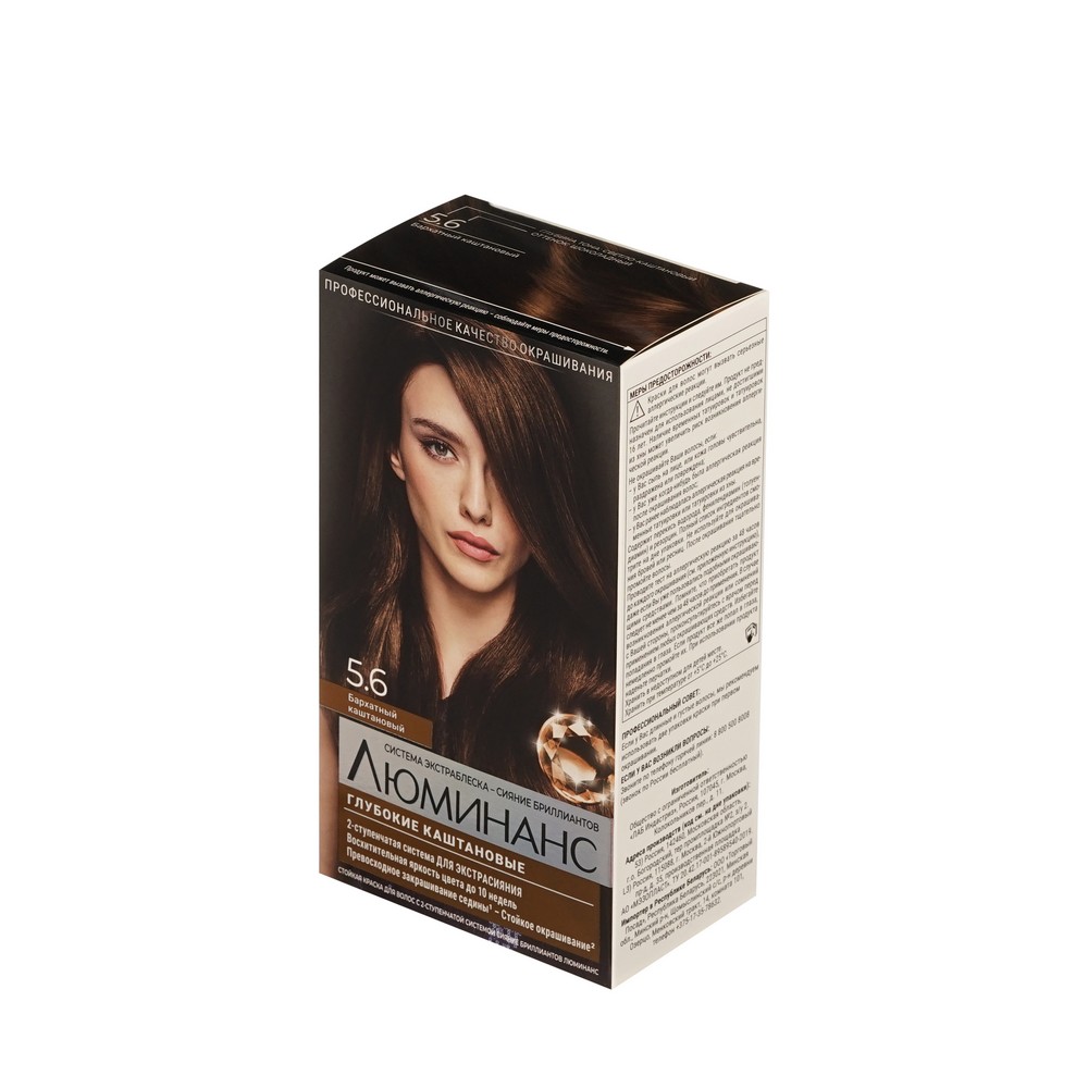 ЛЮМИНАНС крас д/вол 5.6 Бархат каштан