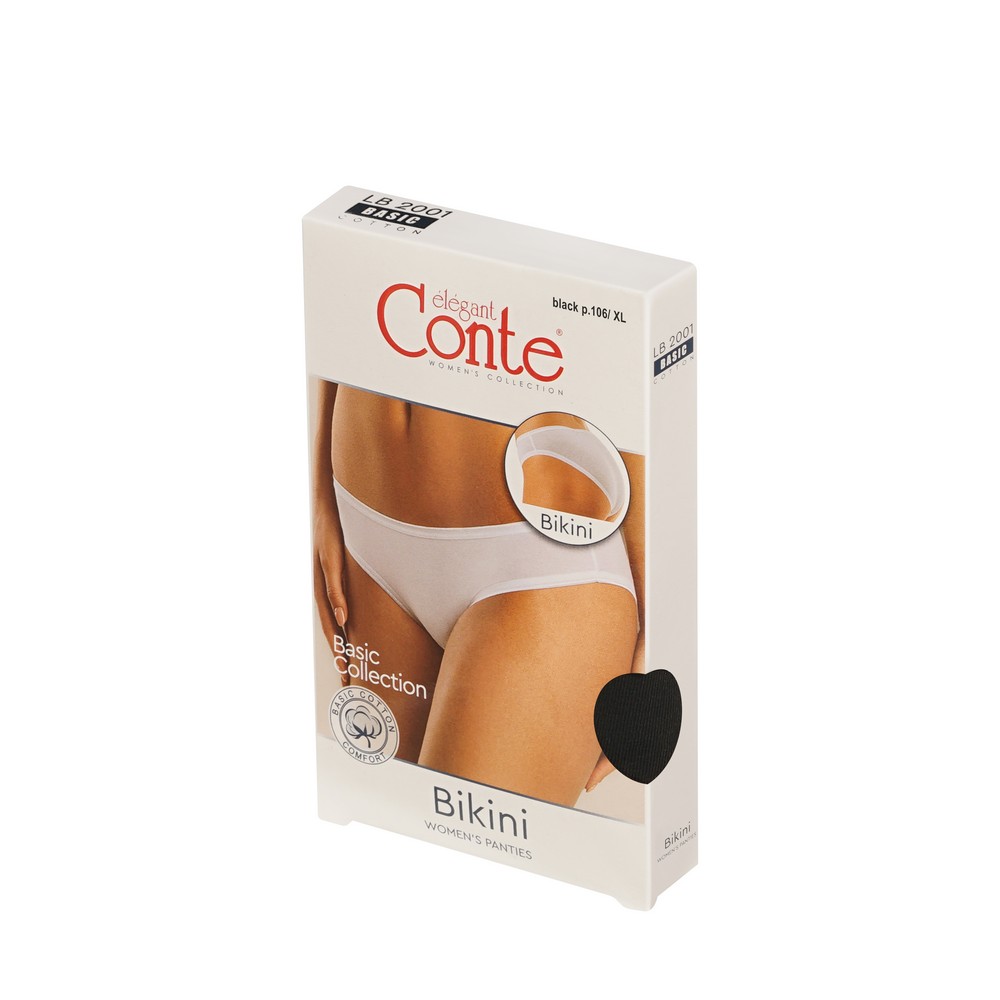 CONTE Basic Трусы женские slip LB2001 (black) р-р 106/xl 1 шт