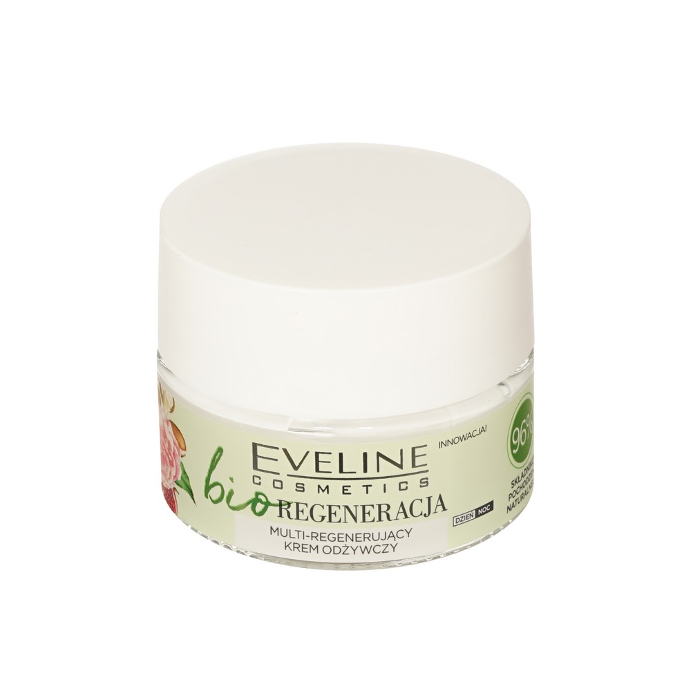 Мульти-регенерирующий питательный крем для лица Eveline 100% organic oil 50мл