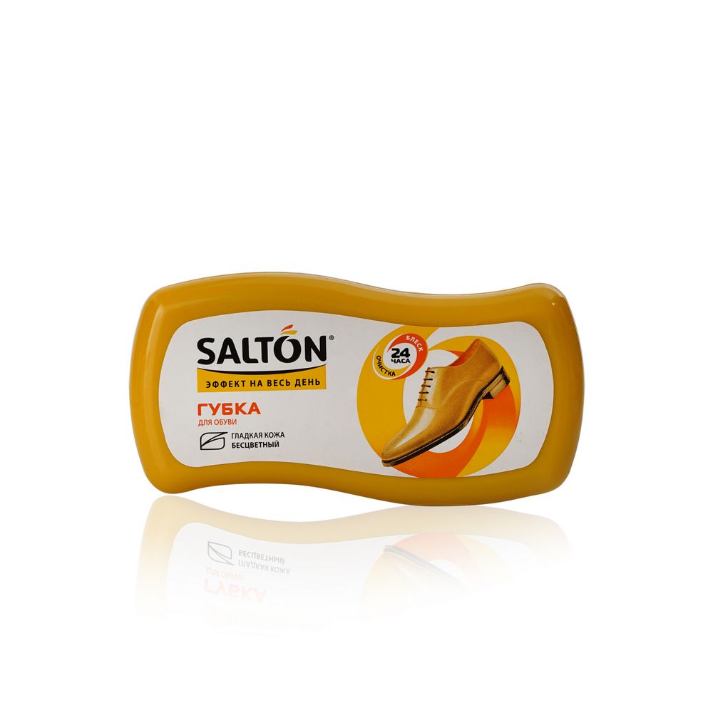 Губка для обуви Salton из гладкой кожи с норковым маслом бесцветная