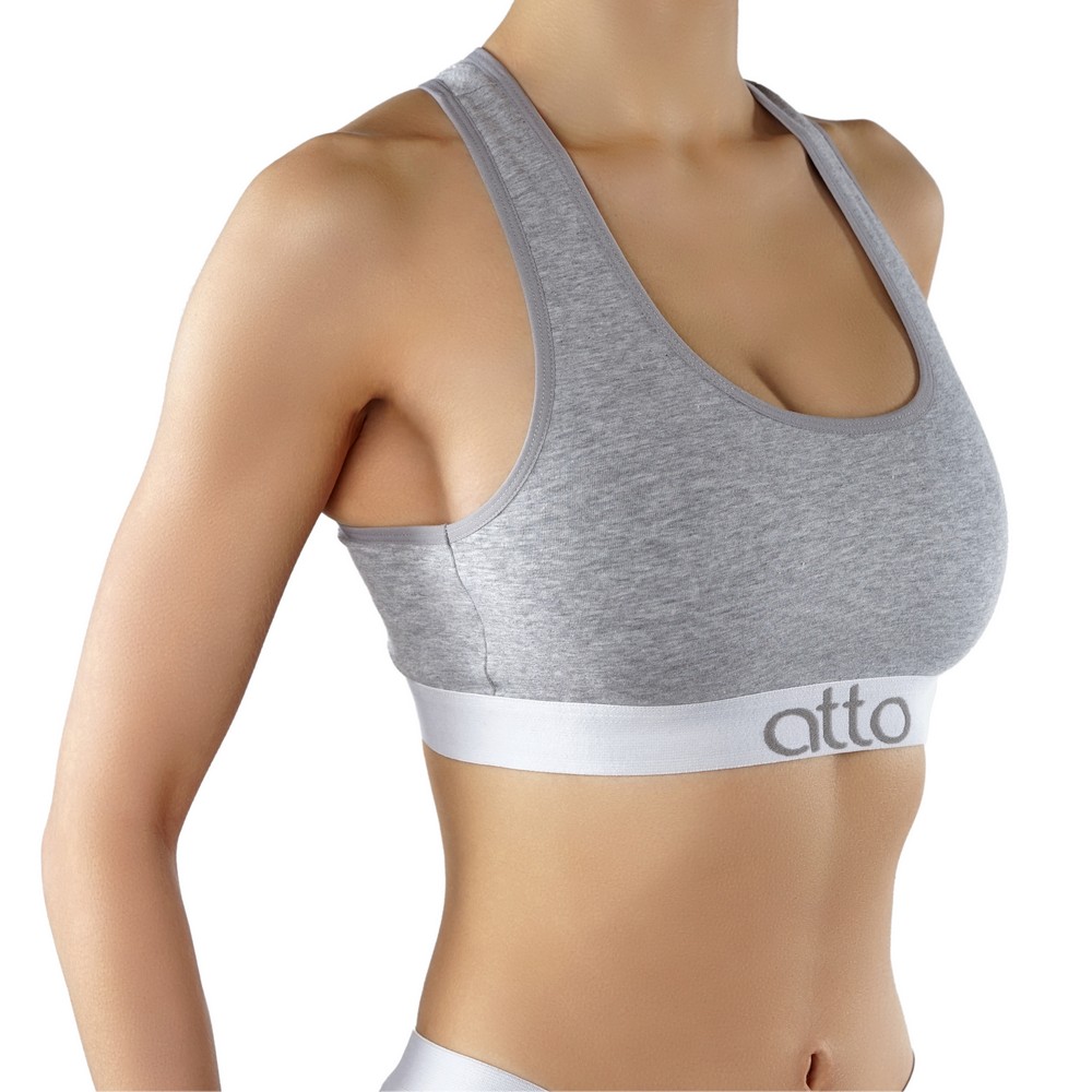 Бюстгалтер - топ Atto Basic Bra , Серый , XL