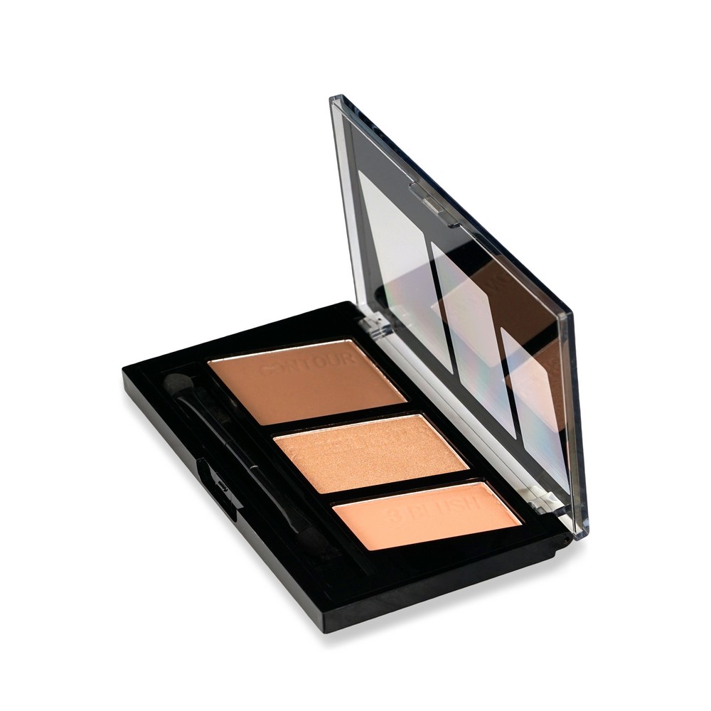 Палетка для макияжа лица Lavelle Few steps для контуринга 02 Peach Beige