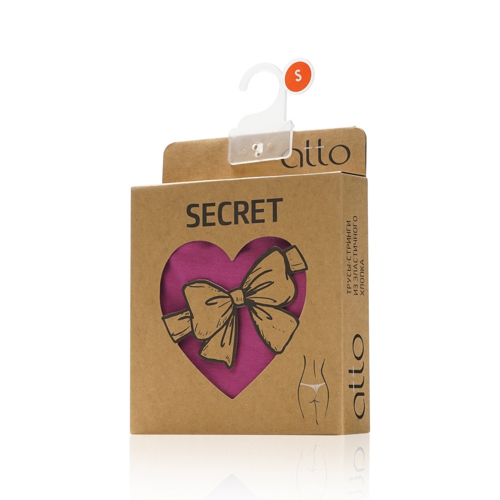Женские трусы - стринги Atto Secret , Фиолетовый , S