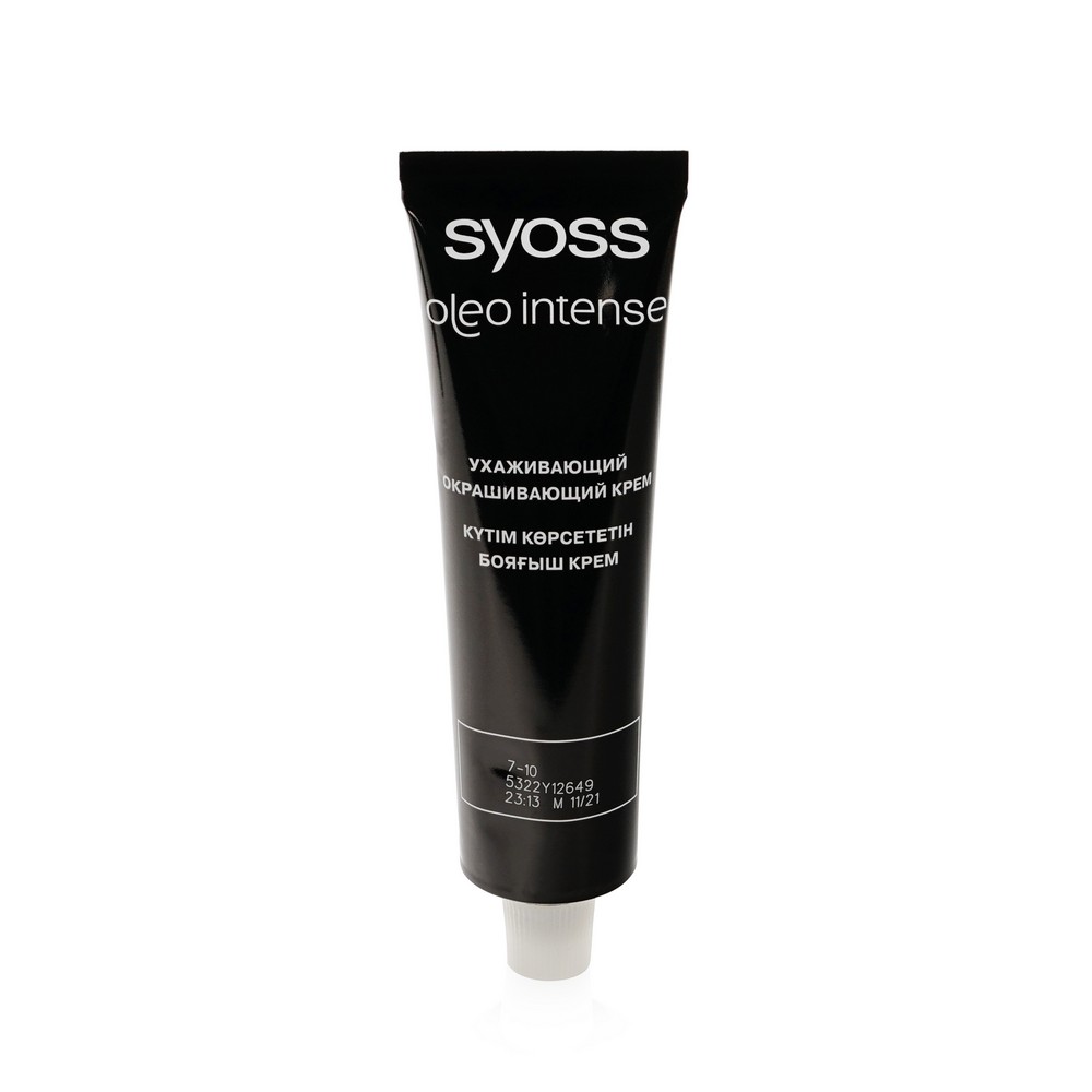 краска Syoss oleo intense стойкая для волос 6-10 Тёмно-русый 50мл