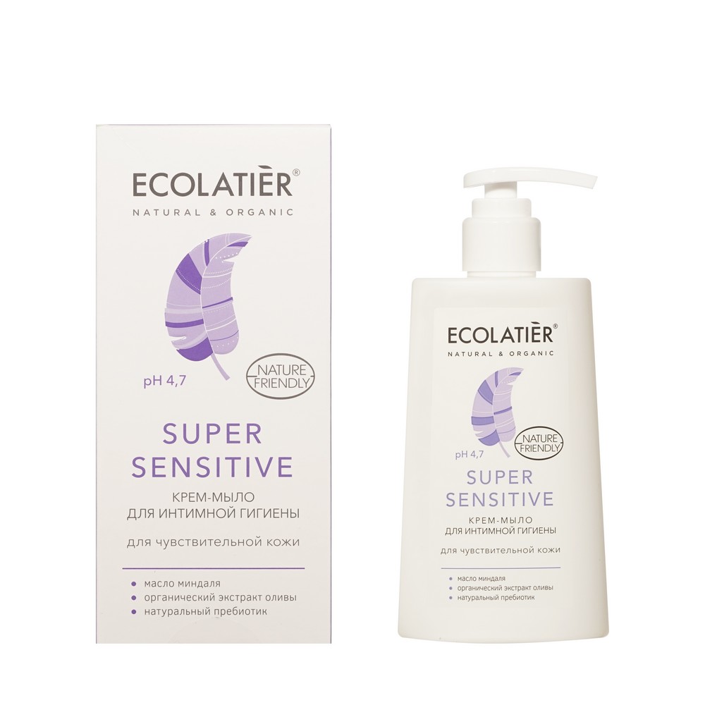 Ecolatier для инт гигиены гель Super Sensitive 250МЛ