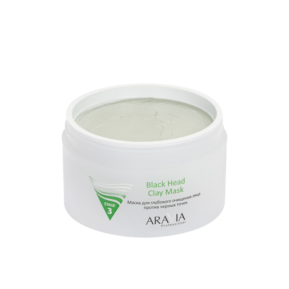 Aravia Professional для лица маска Black Head Clay Mask 150МЛ